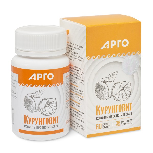 Конфеты пробиотические Курунговит, купите в магазине Арго в Москве