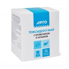 Токсидонт-май с бромелайном и папаином, 10 саше по 5 г Токсидонт-май с бромелайном и папаином, 10 саше по 5 г