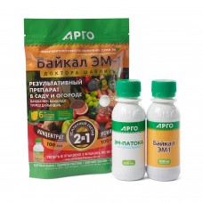 Байкал ЭМ-1 + ЭМ патока комплект 100+100 мл Байкал ЭМ-1 + ЭМ патока комплект 100+100 мл