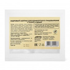 Завтрак кедровый для комфортного пищеварения с тыквой и грушей, 40 г